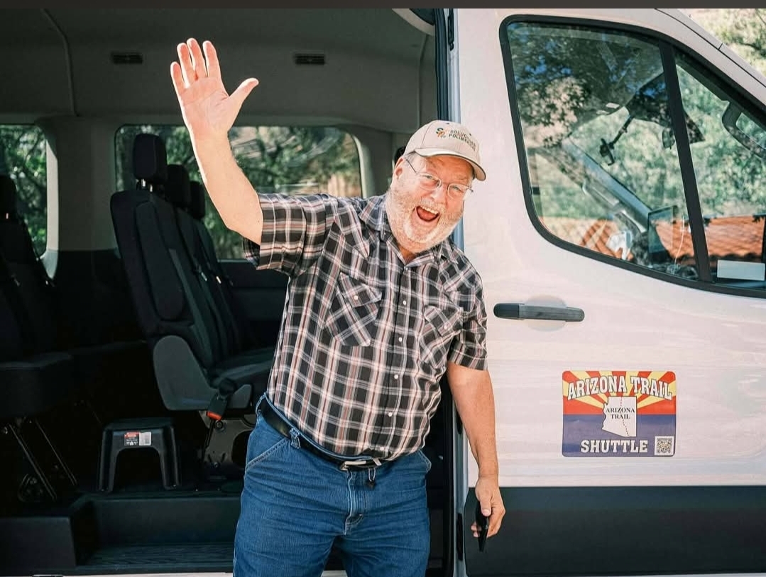 A Sonoita Wine Tours driver greeting guests